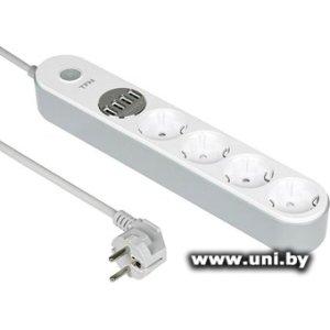 Фильтр сетевой TFN [Power 6] 2m White 4 роз