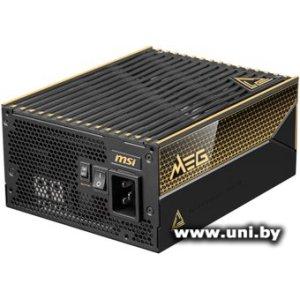 Купить MSI 1600W MEG Ai1600T PCIE5 в Минске, доставка по Беларуси