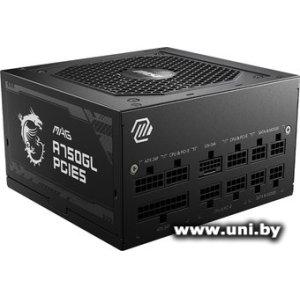 MSI 750W MAG A750GL PCIE5 (306-7ZP8B11-CE0)