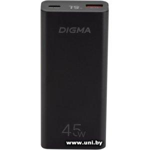 Digma DGPF10E 10000mAh Black (DGPF10E45ABK)