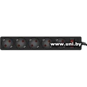 Купить Фильтр сетевой SVEN SF-05E 3m Black 5 роз в Минске, доставка по Беларуси