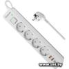 Фильтр сетевой Defender DFS-141 (99433) 1.5m White 4 роз