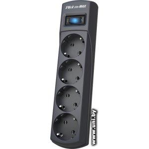 Фильтр сетевой ZIS Pilot m-Max 1.8m Black 4 роз