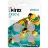 Mirex [23702-CR2016-E4] Набор (CR2016x4шт.)