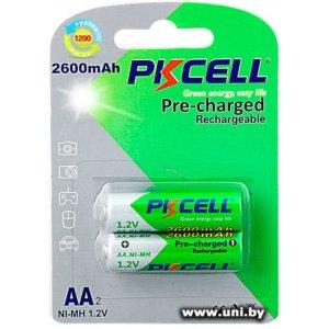 PKCELL NI-MH RTU [AA2600-2B] Набор (AAx2шт.) 2600mAh