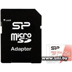 Купить Silicon Power micro SDXC 256Gb [SP256GBSTXDV3V20SP] в Минске, доставка по Беларуси