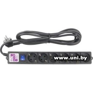 Купить Фильтр сетевой Power Cube (SPG6-B1) 3m Black 6 роз в Минске, доставка по Беларуси