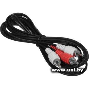 Купить Cablexpert 2x RCA (CCA-2R2R-1.8M-N), 1.8м в Минске, доставка по Беларуси