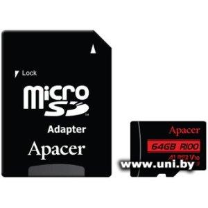Apacer micro SDXC 64Gb [AP64GMCSX10UB-R]