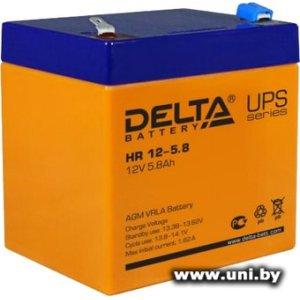Купить Delta HR 12-5.8 12V 5.8Ah в Минске, доставка по Беларуси