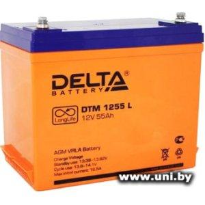 Купить Delta DTM 1255 L 12V 55Ah в Минске, доставка по Беларуси