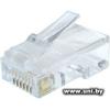 Вилка RJ-45 Gembird (LC-8P8C-002/100) for solid CAT6 100шт.