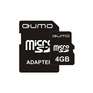 Купить Qumo micro SDHC 4GB (QM4GMICSDHC4) class 4 в Минске, доставка по Беларуси