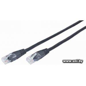 Купить Patch cord Cablexpert 1m (PP12-1M/BK) Black в Минске, доставка по Беларуси