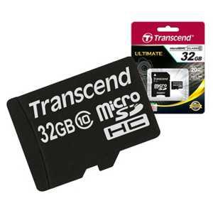 Transcend micro SDHC 32GB TS32GUSDHC10