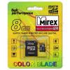 Mirex micro SDHC 8GB [13613-ADTMSD08] Class 4