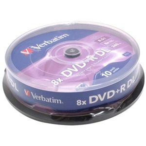 DVD+R Verbatim 8.5Gb/8x/(10шт) Matt Silver [43666]