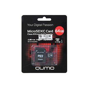 Купить Qumo micro SDXC 64GB (QM64GMICSDXC10U1) в Минске, доставка по Беларуси