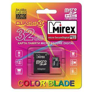 Купить Mirex micro SDHC 32GB [13613-AD10SD32] Class 10 в Минске, доставка по Беларуси
