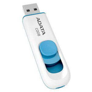 Купить ADATA USB2.0 32Gb C008 White/Blue в Минске, доставка по Беларуси