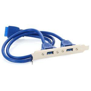 Cablexpert CC-USB3-RECEPTACLE Планка 2xUSB3.0 port