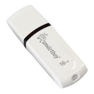 Купить SmartBuy USB2.0 16Gb [SB16GBPN-W] White в Минске, доставка по Беларуси