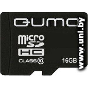 Купить Qumo micro SDHC 16Gb [QM16(G)MICSDHC10] в Минске, доставка по Беларуси