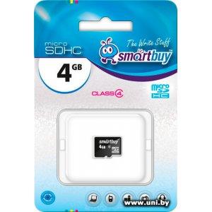 SmartBuy micro SDHC 4Gb [SB4GBSDCL4-00]