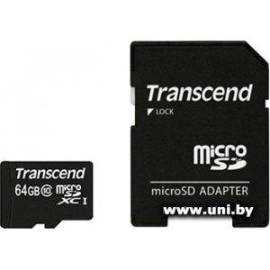 Купить Transcend micro SDXC 64Gb [TS64GUSDXC10] в Минске, доставка по Беларуси