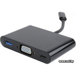 Cablexpert (A-CM-VGA3in1-01) USB-C->VGA+USB3+USB-C