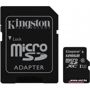 Купить Kingston micro SDXC 128GB [SDCS/128GB] в Минске, доставка по Беларуси