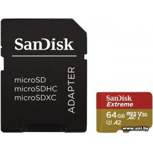 Купить SanDisk micro SDXC  [SDSQXA2-064G-GN6AA] в Минске, доставка по Беларуси