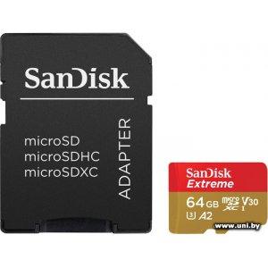 Купить SanDisk micro SDXC 64Gb [SDSQXA2-064G-GN6MA] в Минске, доставка по Беларуси