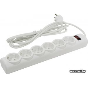 Фильтр сетевой Defender DFS 153_3m White 6роз