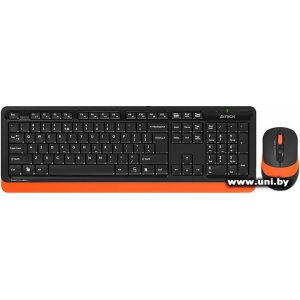 Купить A4Tech Wireless Desktop Fstyler FG1010 Black*Or в Минске, доставка по Беларуси