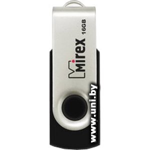 Mirex USB2.0 16Gb [13600-FMURUS16] Swivel rubber