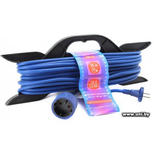 Удлинитель на рамке Power Cube PC-L1-F-10-R Blue 10m 1р.