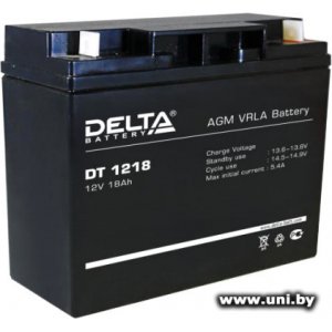 Купить Delta DT 1218 (12В/18 А·ч) в Минске, доставка по Беларуси