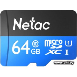 Купить Netac micro SDXC 64Gb [NT02P500STN-064G-S] в Минске, доставка по Беларуси