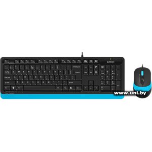 A4Tech Fstyler F1010 Black/Blue kbd+mouse