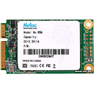 Купить Netac 128Gb mSATA SSD NT01N5M-128G-M3X в Минске, доставка по Беларуси