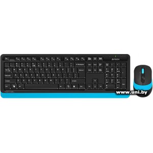 Купить A4Tech Wireless Desktop Fstyler FG1010 Black*Blue в Минске, доставка по Беларуси