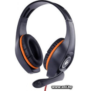 Gembird (GHS-05-O) gaming Orange*Black (4pin)
