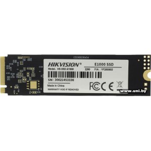 Купить Hikvision 512Gb M.2 PCI-E SSD HS-SSD-E1000/512G в Минске, доставка по Беларуси