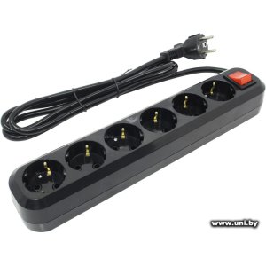 Фильтр сетевой 5bites SP6B-318 1.8m Black 6роз