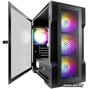 1STPLAYER T3-BK-4F1 Black MicroATX