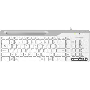 Купить A4Tech FSTYLER FK25 Slim White*Grey USB в Минске, доставка по Беларуси