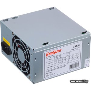 Купить ExeGate 400W AA400 [EX253682RUS-S] в Минске, доставка по Беларуси