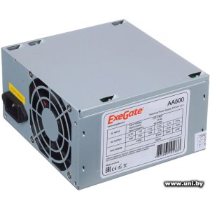Купить ExeGate 500W AA500 [EX256711RUS-S] в Минске, доставка по Беларуси