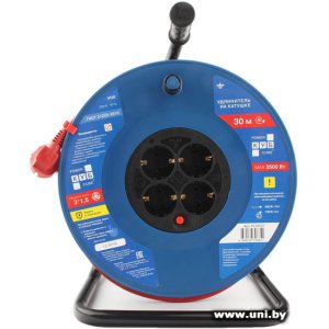 Удлинитель на катушке Power Cube PC20501 30m 4р.